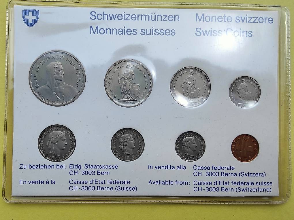 Tutti le monete: Münzsatz Schweiz 1979 – Nuovo (secondo la descrizione) da chur venduto da Hmars 1