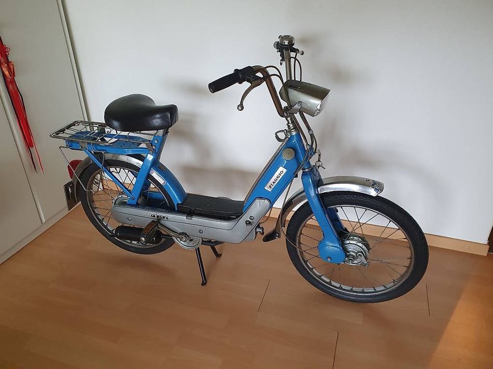 Maurermotor Griff Für Piaggio Ciao - Aluminium Antik Look 10