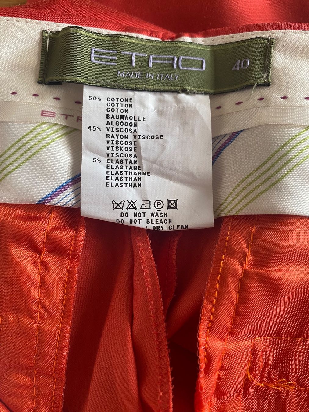 Etro Pantaloni: Etro Hose – Usato da Stettlen venduto da Beauty-19 5