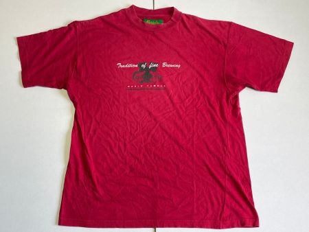 Vintage 90s T-Shirt Carlsberg Bier Size XL