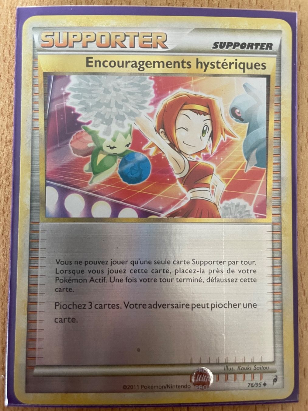 Cartoline: Pokémon Supporter REVERSE APPEL DES LÉGENDES 2011 FR – Usato da Oron-la-Ville venduto da W.XIX