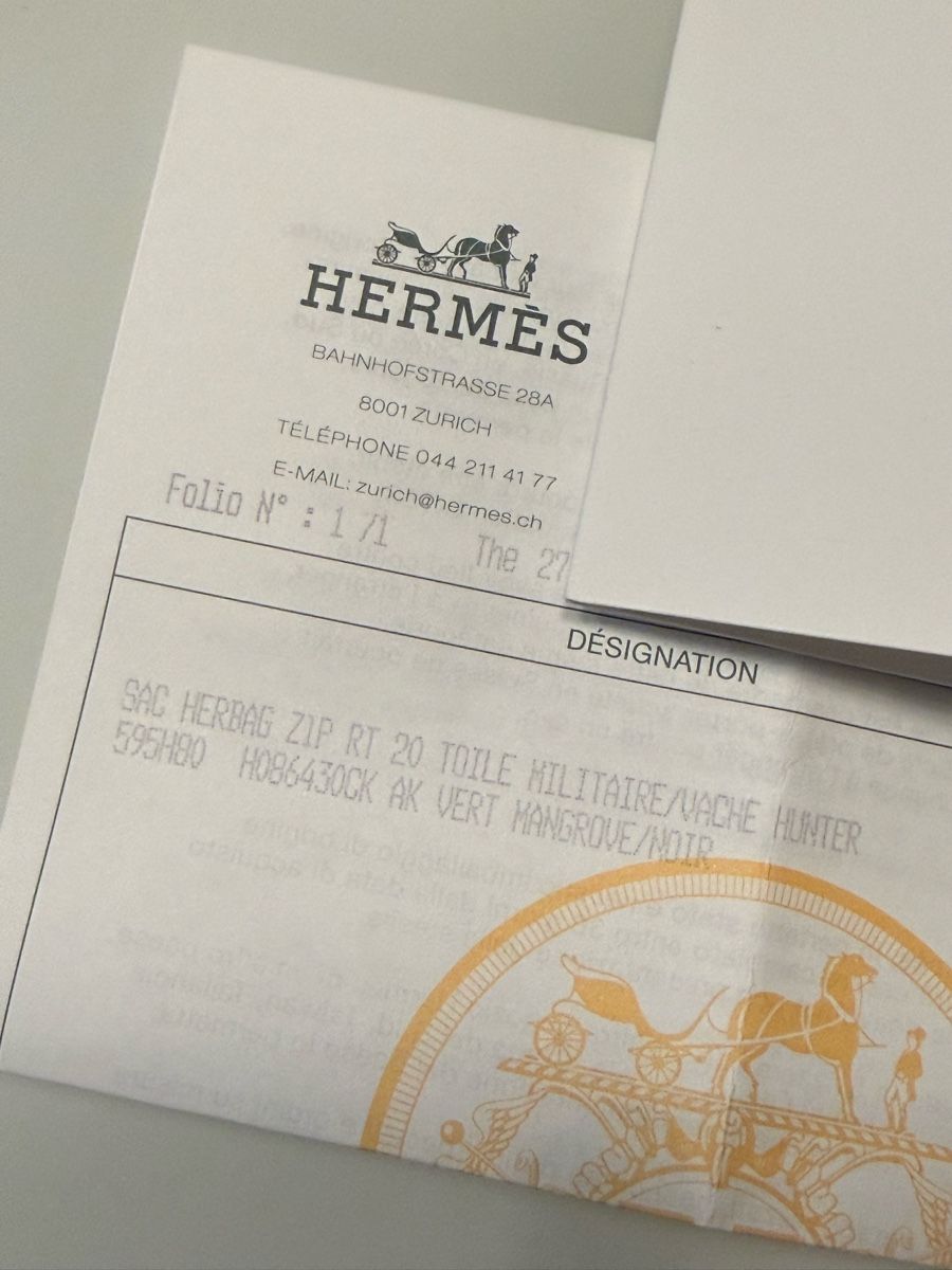 Hermès Borse: Hermes Herbag Mini 20 NEU vert mangrove noir  – Nuovo e nell'imballaggio originale da Wilen b. Wollerau venduto da Katjaisabelle 1