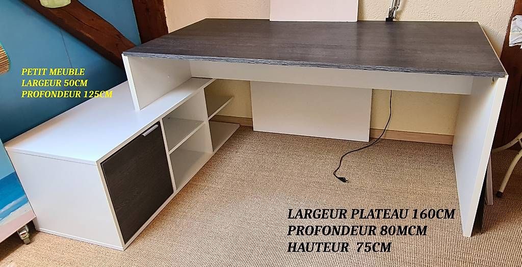 Schreibtische: Bureau modulable avec bibliothèque – Gebraucht aus Le Vaud von consomalin