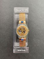Swatch Armbanduhr Gold (NEU!) mit neuer Batterie