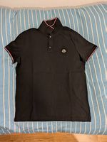 Moncler Tricolor Poloshirt Schwarz
