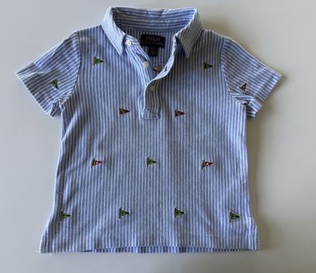 Polo Ralph Lauren Poloshirt blau gestreift Grösse 90/ 2T