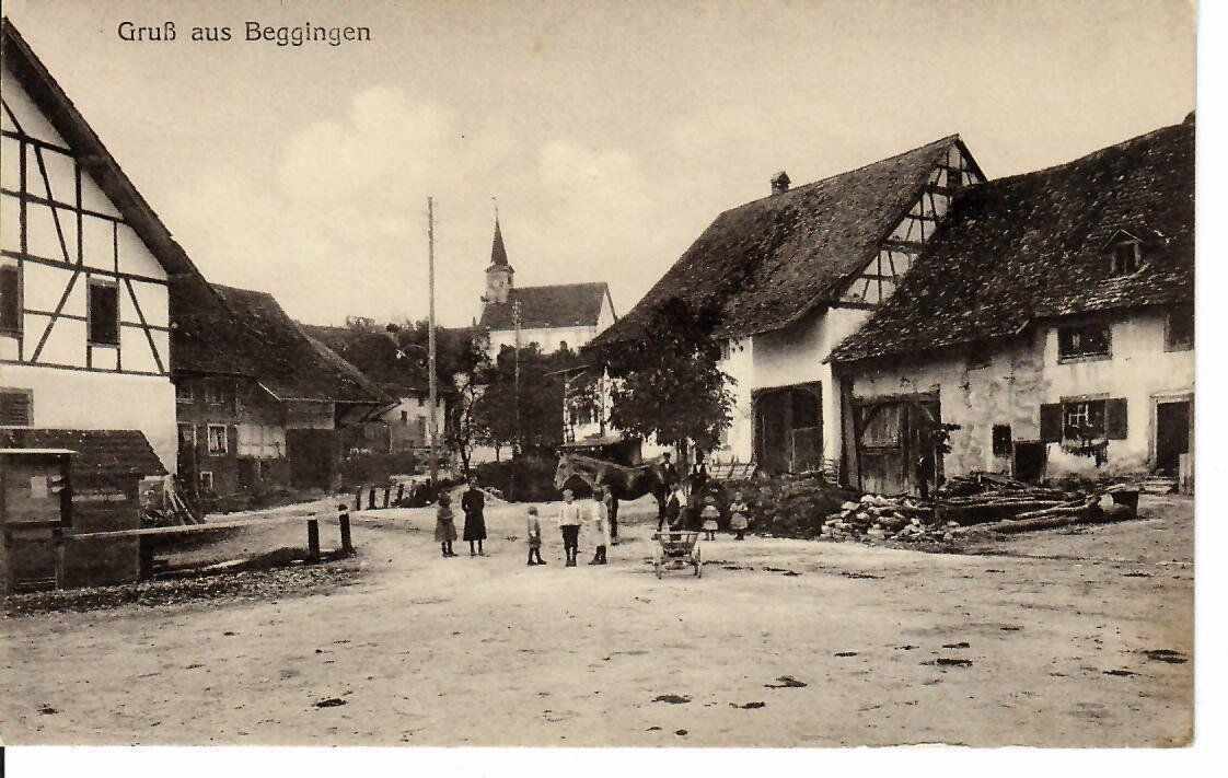 Ansichtskarten: Gruss aus Beggingen – Gebraucht aus Hochdorf von Ziegel-16