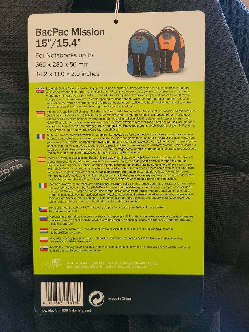 Zaini: Rucksack NEU von Dicota Active – Nuovo e nell'imballaggio originale da Schmerikon venduto da 7855 2