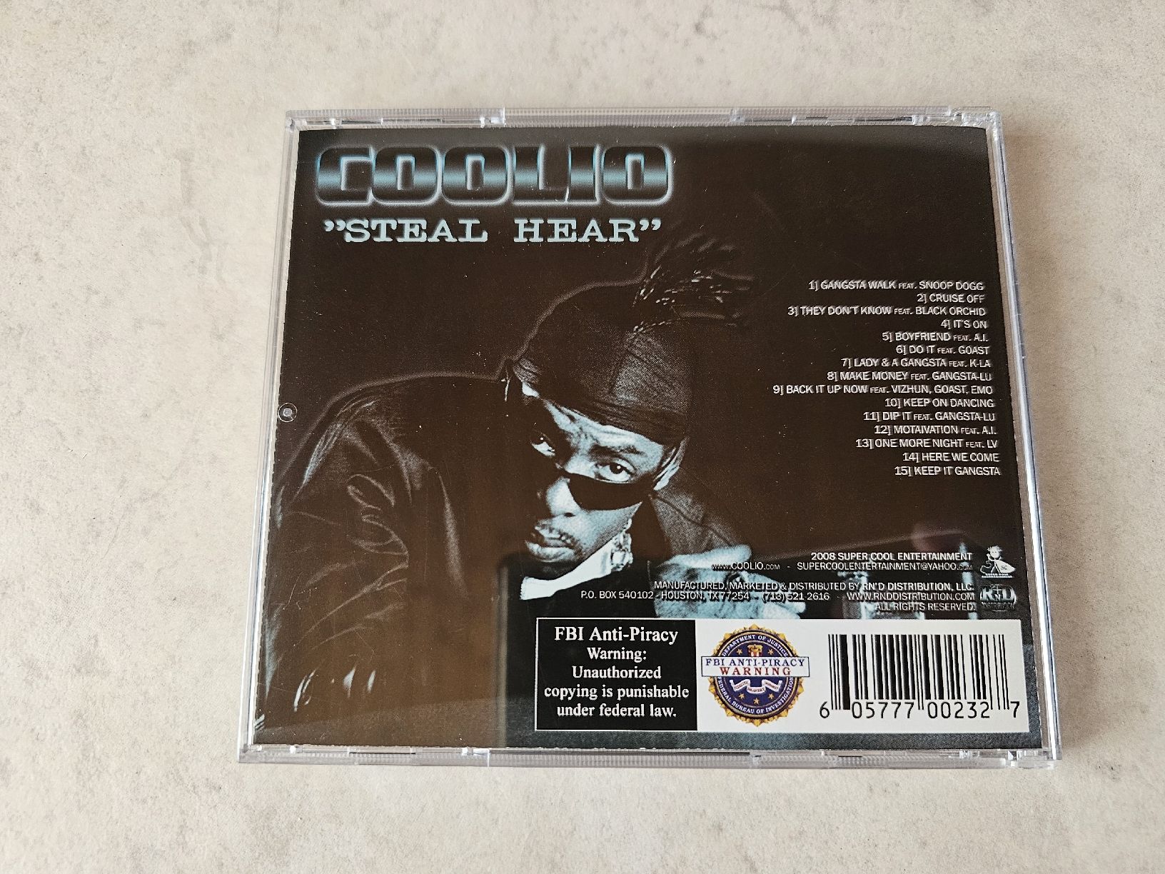 CD: Coolio  -  Steal Hear – Usato da Schneisingen venduto da backstore24 1