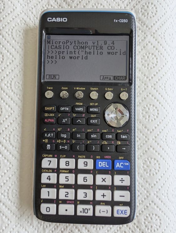Casio FX-CG50 Graphischer Taschenrechner mit Python (Gebraucht) in