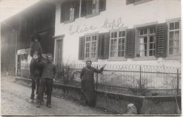 LANDWIRTSCHAFT/BAUER MIT PFERD 1920 ZH?