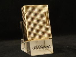 S.T. Dupont Feuerzeug 20 Mikron vergoldet Service & Garantie