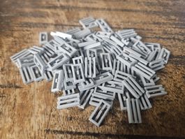 lego 2412b lot de 100 pièces Light Bluish Gray Tile,
