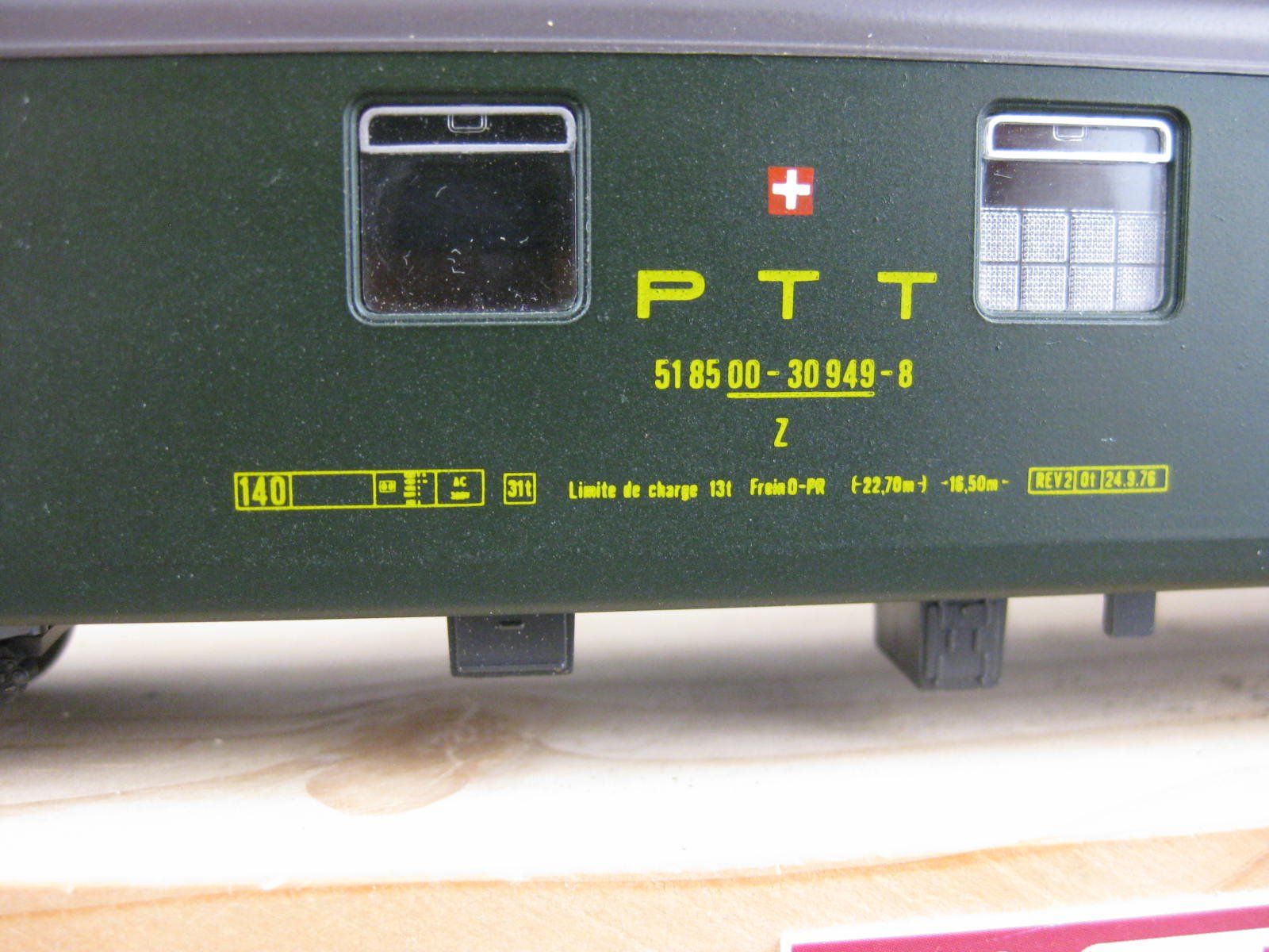 Roco Modellini di ferrovie: Roco SBB Postwagen Z4, mit OVP, H0, DC – Usato da Malters venduto da Marosko 1