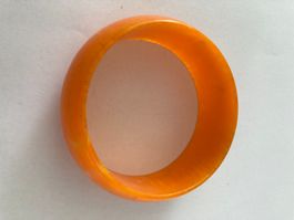 Bracelet bakélite orange  vintage bon état