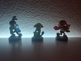 Nintendo Splatoon Amiibo Figuren - Top Zustand! Set!