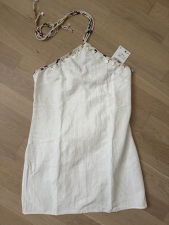 Zara Kleid weiss Gr. XS neu Neu mit Etikett