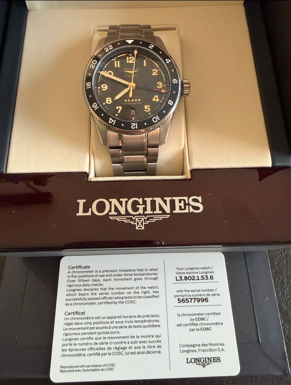 Longines Uhren: LONGINES SPIRIT ZULU TIME TITANIUM – Gebraucht aus Kloten von Kamyeogh 1