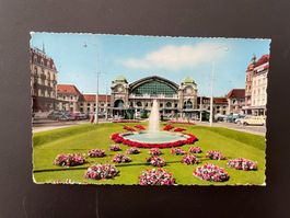 AK BS Basel, Bahnhof SBB