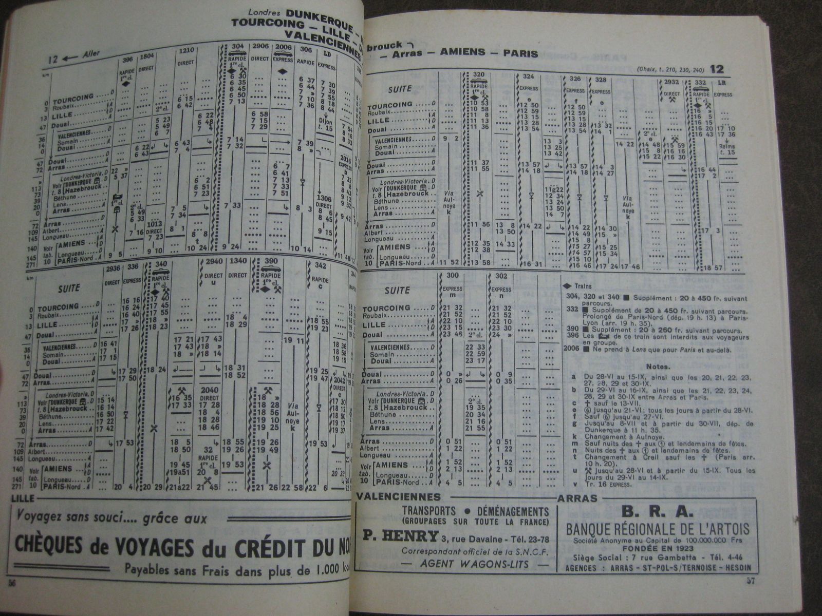 Livres: SNCF Grande Relations Horaires 1958 – D'occasion à Malters par Marosko 2