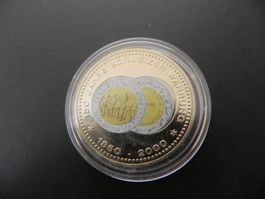 Medaille Währung Schweiz 5 Franken 2003