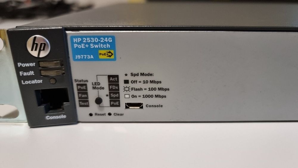 Hewlett Packard Hubs & Switches: HP 2530-24G PoE+ J9773A – Gebraucht aus Matran von bcnet_ch 1