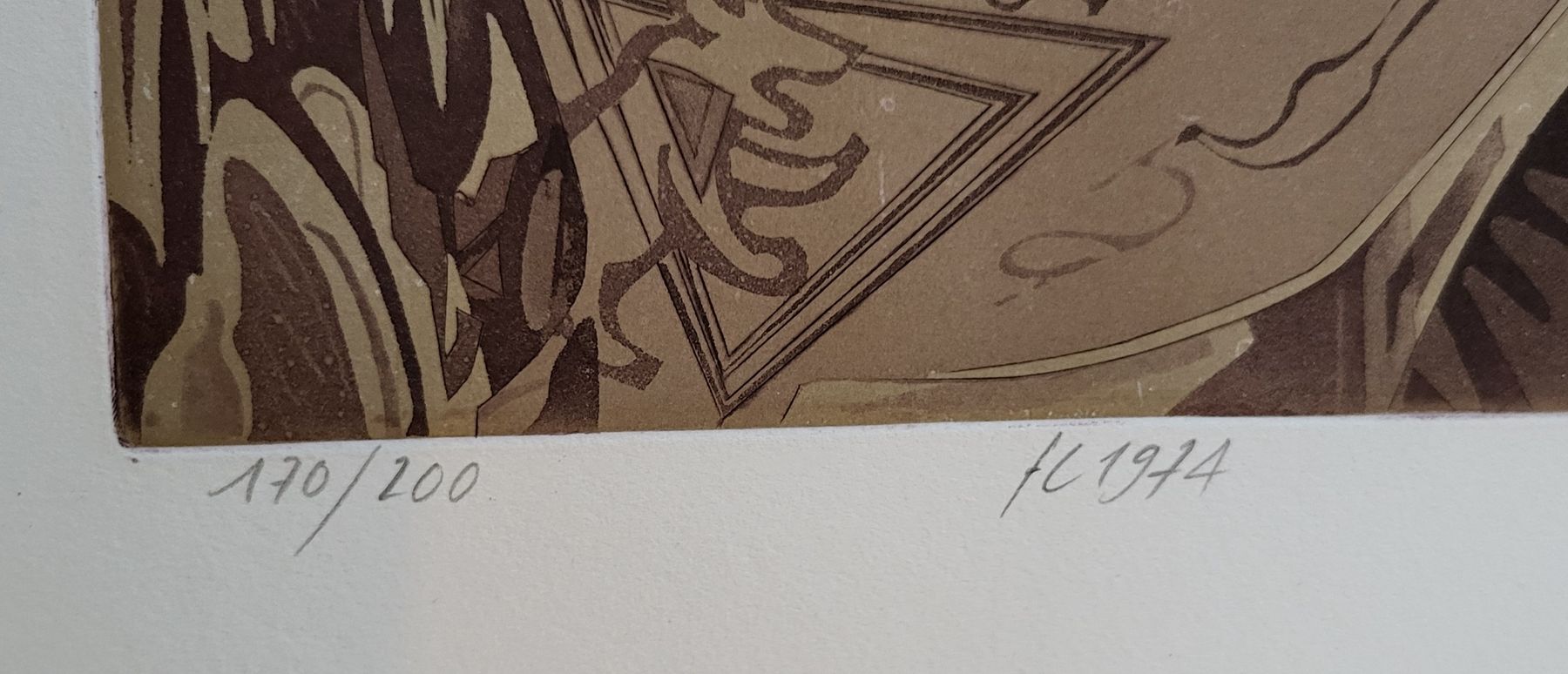 Grafica & Litografie: Franz Eggenschwiler Farbaquatinta – Usato da Baden venduto da Digit6 2