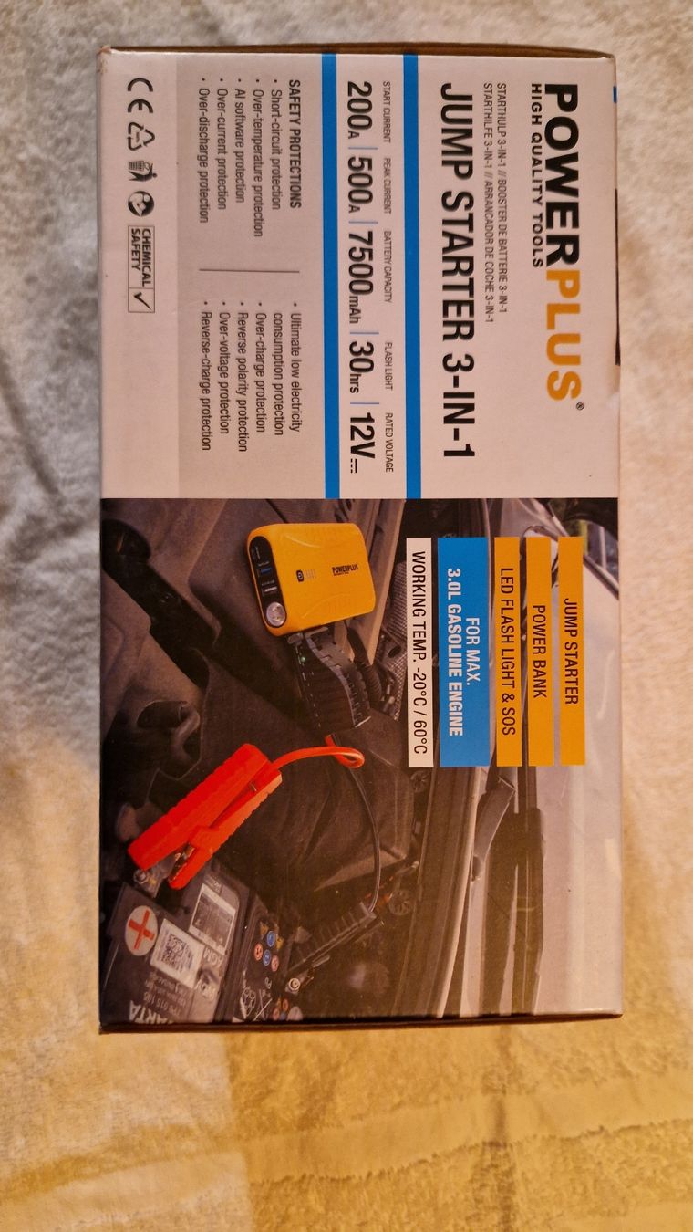 Caricabatterie: Jump starter 3 en 1 – Nuovo e nell'imballaggio originale da Rueyres-Treyfayes venduto da EmileP8992 2