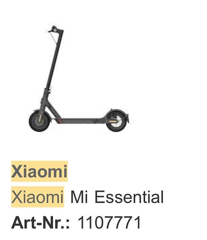 Scooters: Xiaomi Mi essential – D'occasion à St. Gallen par sie_jlc6 1