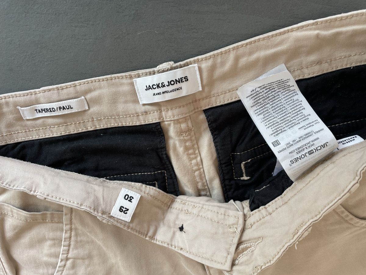 Jack & Jones Pantaloni: Jack&Jones Cargohose Tapared Paul, Grösse 29/30 – Usato da Birmenstorf AG venduto da karioli01 1