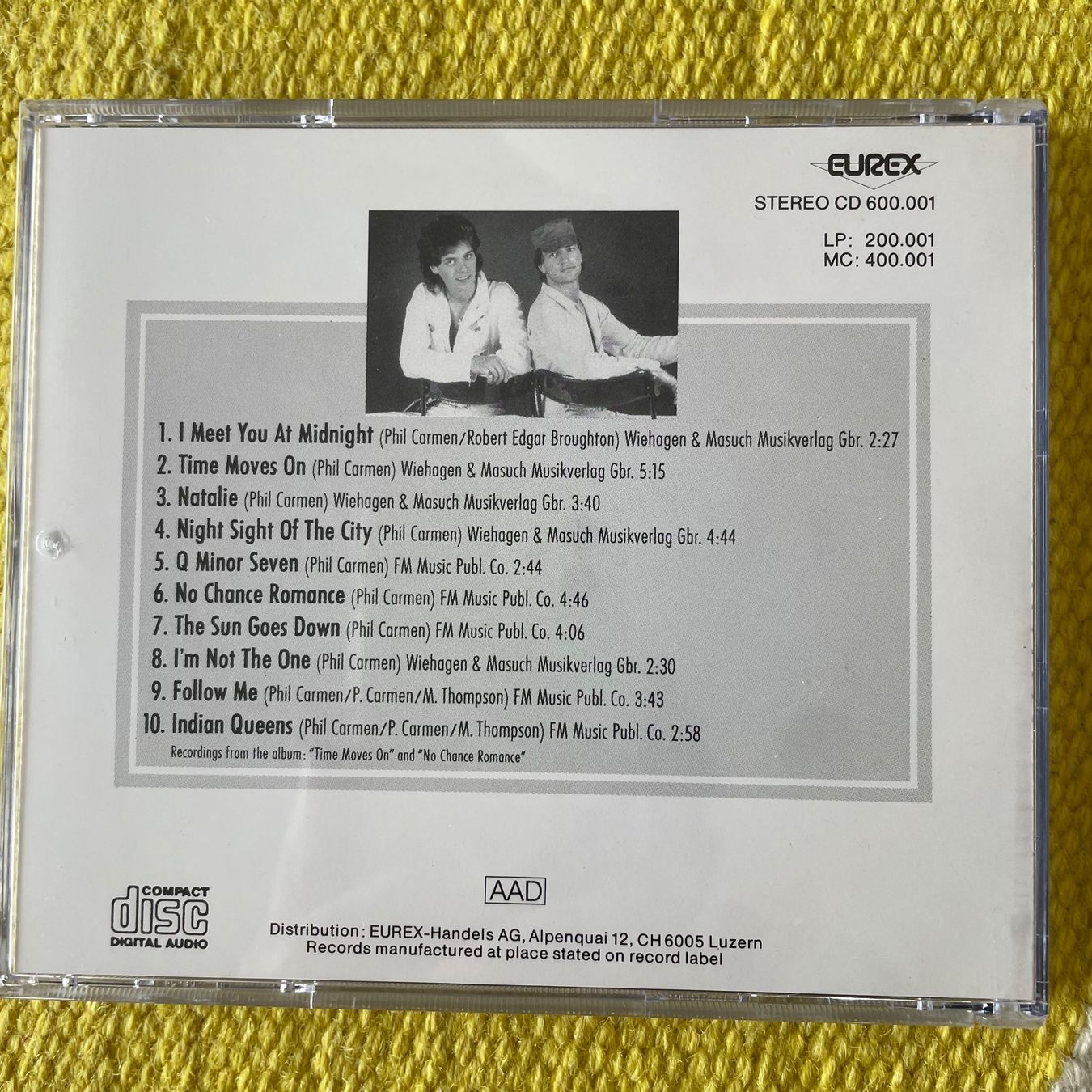 CD: PHIL CARMEN&MIKE THOMPSON-GREATEST HITS – Usato da Rorschacherberg venduto da CD-Roli 1