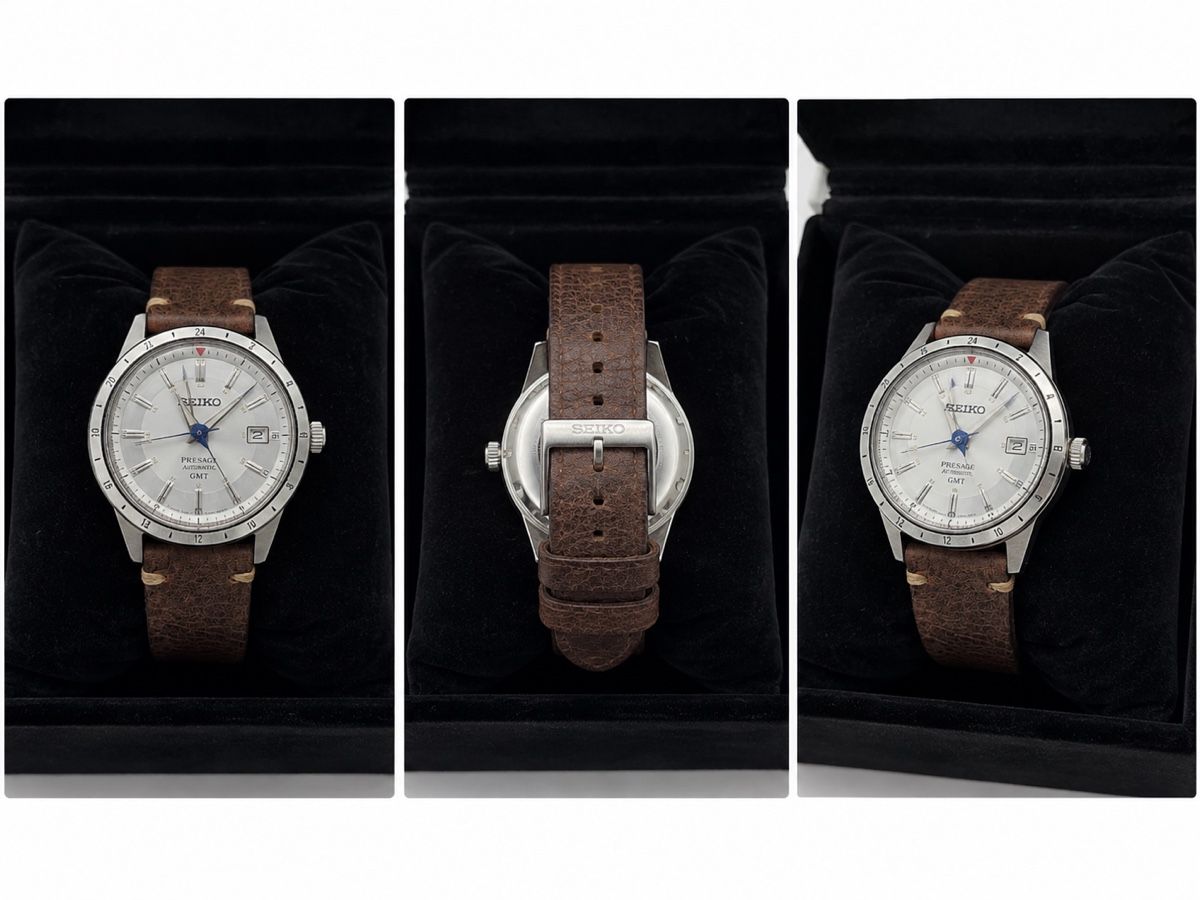 Seiko Orologi: Seiko Pressage GMT – Nuovo e nell'imballaggio originale da Rapperswil SG venduto da _Livio