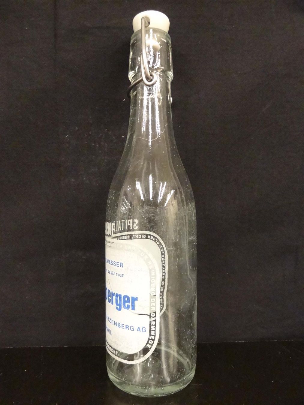 Bicchieri, Caraffe & Bottiglie: alte Flasche SCHWARZENBERGER 1974 – Usato da Kerzers venduto da Flaschenposten 5