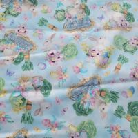 Ostern, Hasen /CottontailFarms Garden by N. Decamp 1,13x 4m