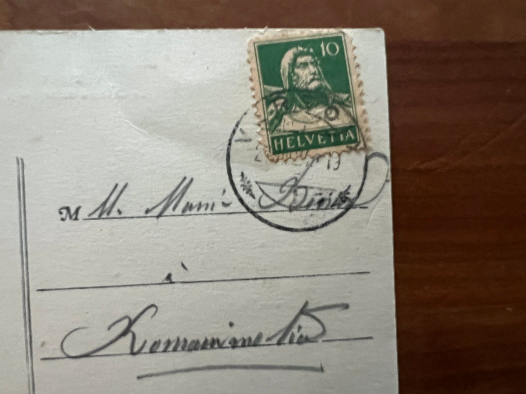 Ansichtskarten: AK  1924 Versoix  (G2112) – Gebraucht aus Hinwil von Sidi4 1