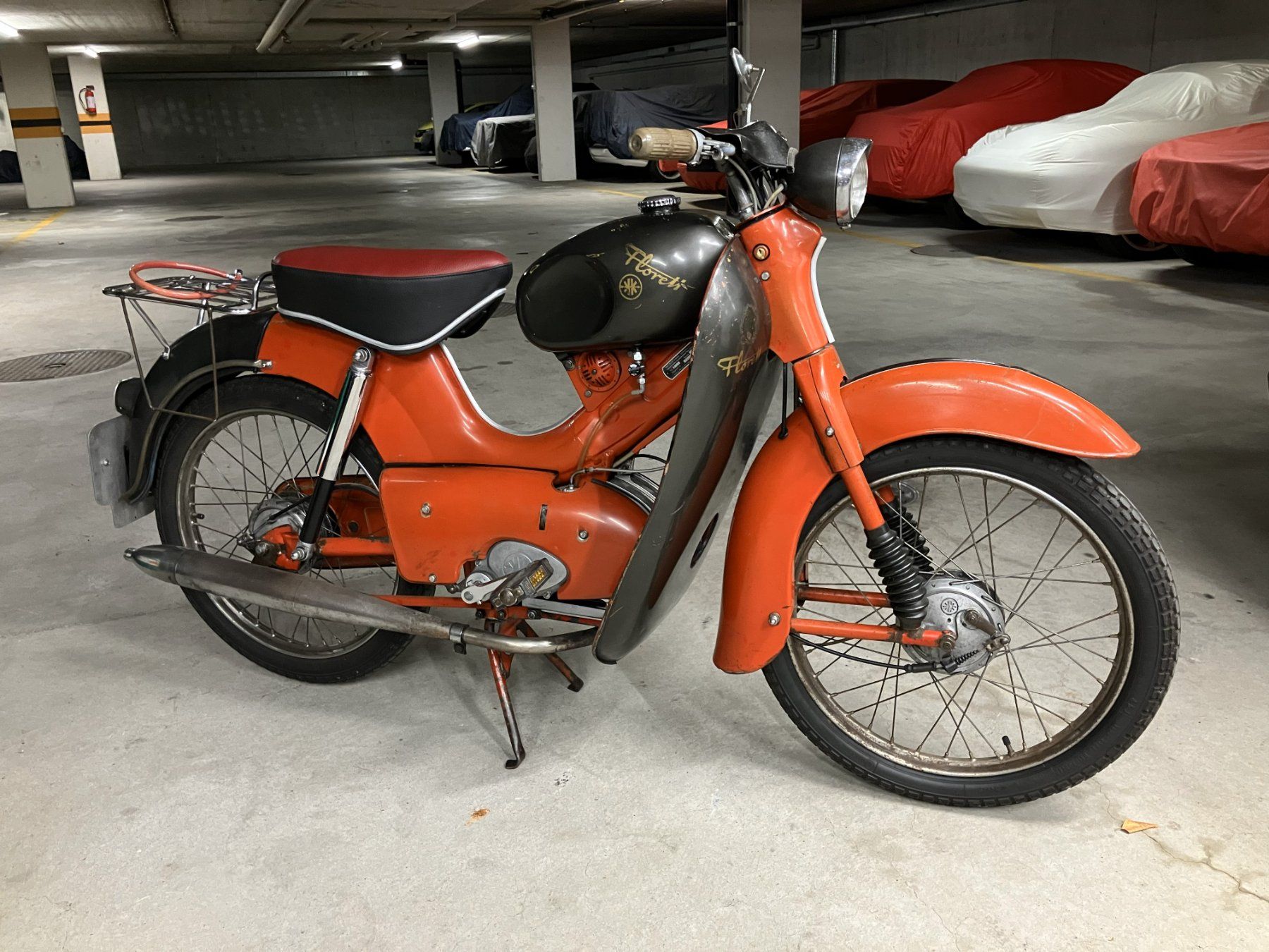 Kreidler Ciclomotori: Kreidler Florett K53 rot/grau 1958 Oldtimer – Usato da Oberweningen venduto da LSP72 3