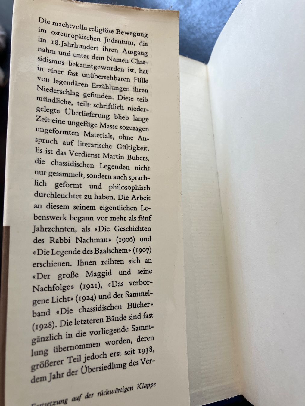 Libri: Die Erzählungen der Chasdidim. M. Buber – Usato da Wangen ZH venduto da day01 1