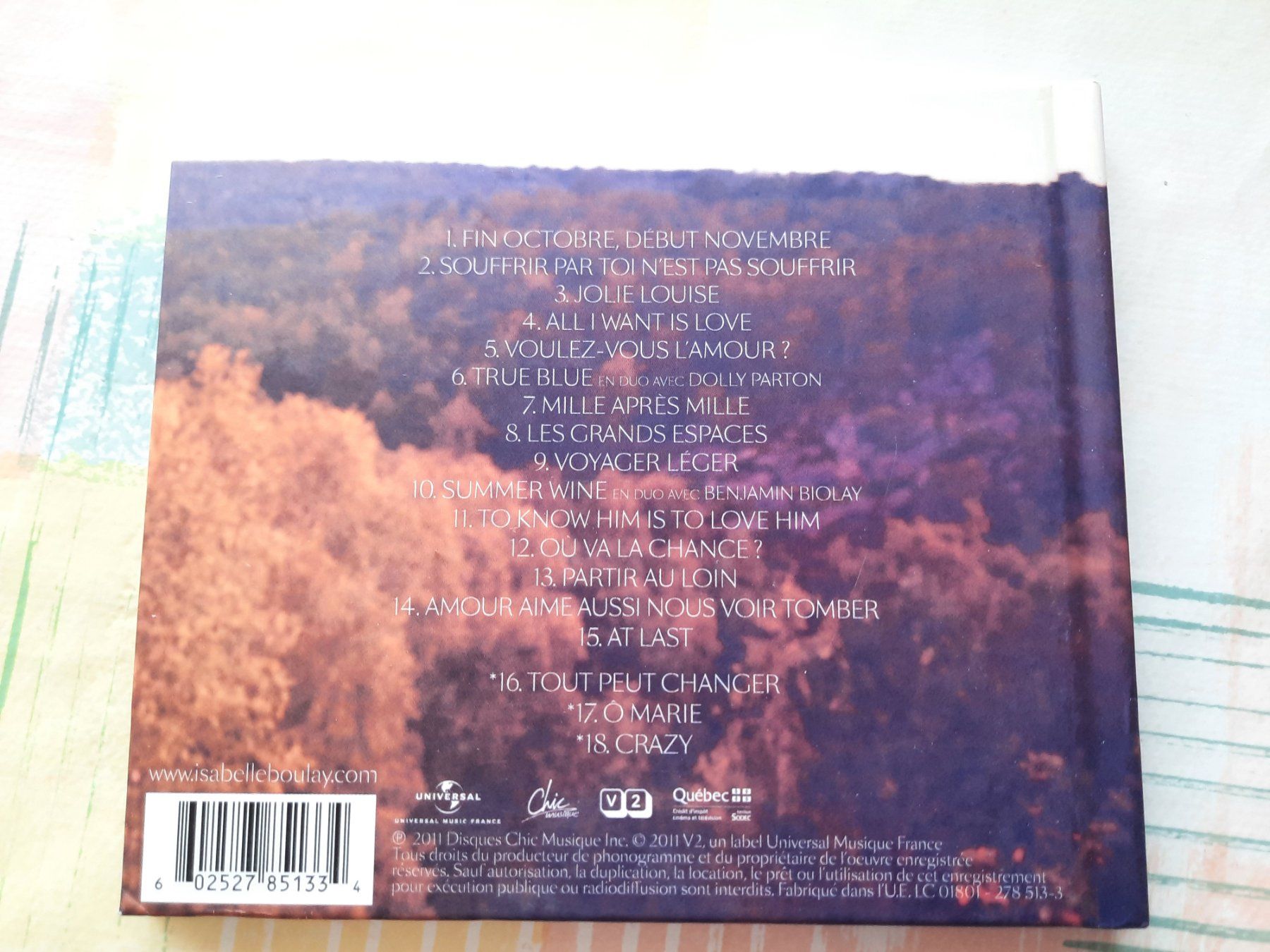 CD: Cd Isabelle Boulay - les grands espaces – Usato da Pully venduto da bro_n52j 1