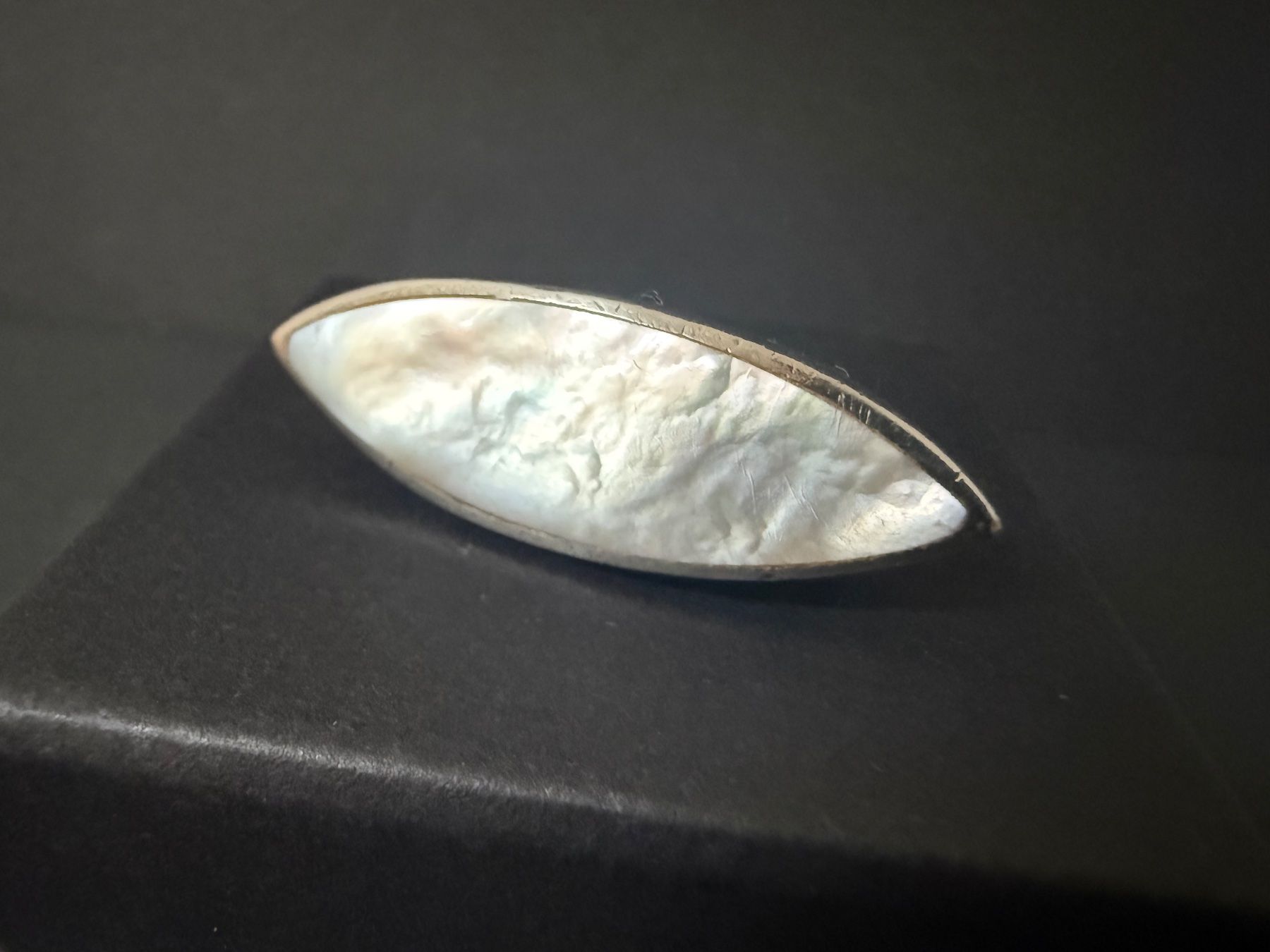 Ringe: Silber Ring mit Perlmutt 925 – Gebraucht aus Spiegel b. Bern von Rogger72 1