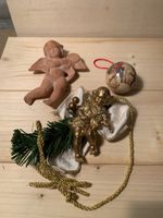 Weihnachtsdeko Christbaumschmuck Engel Stern Tannenbaum Vint