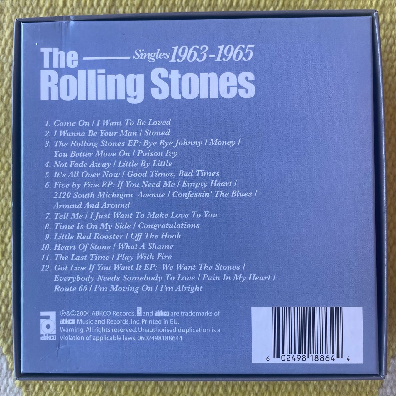 CDs: ROLLING STONES-12CD SINGLE BOX 1963-1965 – Gebraucht aus Rorschacherberg von CD-Roli 2
