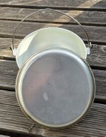 Kochtopf Aluminium Camping mit Deckel gebraucht