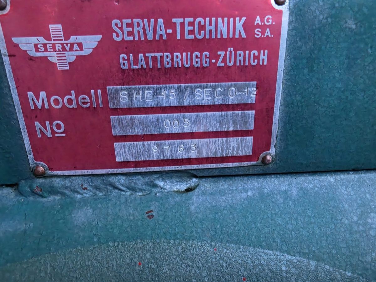 Compressori: Serva-Technik Kompressor SHE-45 / SEC-0-12,150L, – Usato da Grenchen venduto da Mary.J 2