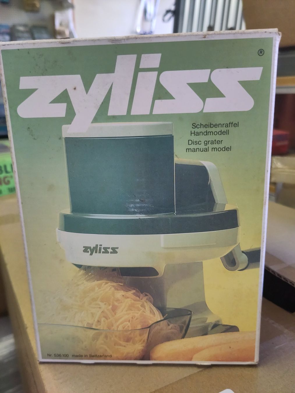 Zyliss Elettrodomestici da cucina: Zyliss Scheibenraffel – Nuovo (secondo la descrizione) da Möhlin venduto da Panjo63