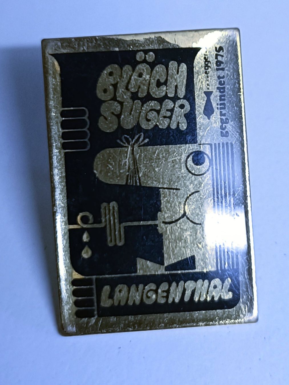 Placchette & Badge: Pin Blächsuger Langenthal – Usato da Köniz venduto da VintagePin