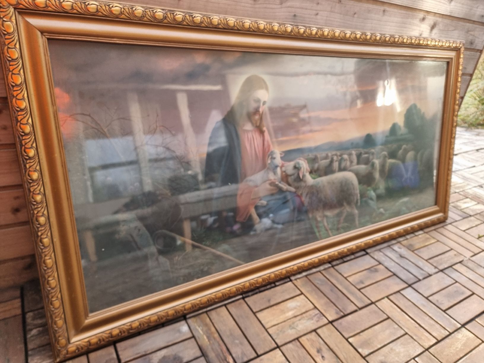Foto & Immagini: Jesus Bild mit Goldrahmen – Usato da Worben venduto da Andrea0145 1