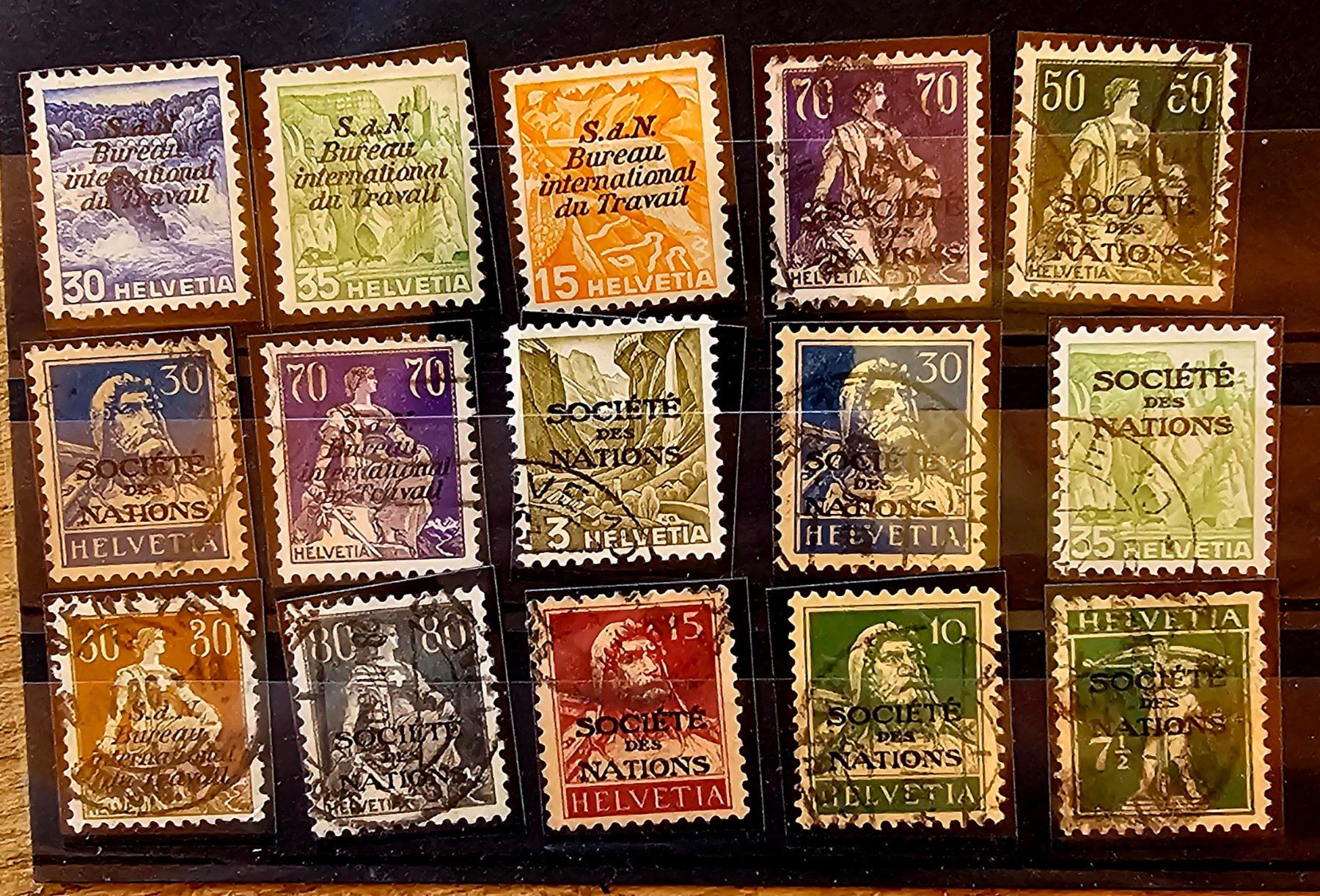 Alle Briefmarken: Alte Genfer Ämter – Gebraucht aus Les Valettes von Nuba1