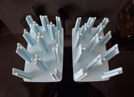 2x Betty Bossi Tuben - Organizer hellblau, sehr gut erhalten