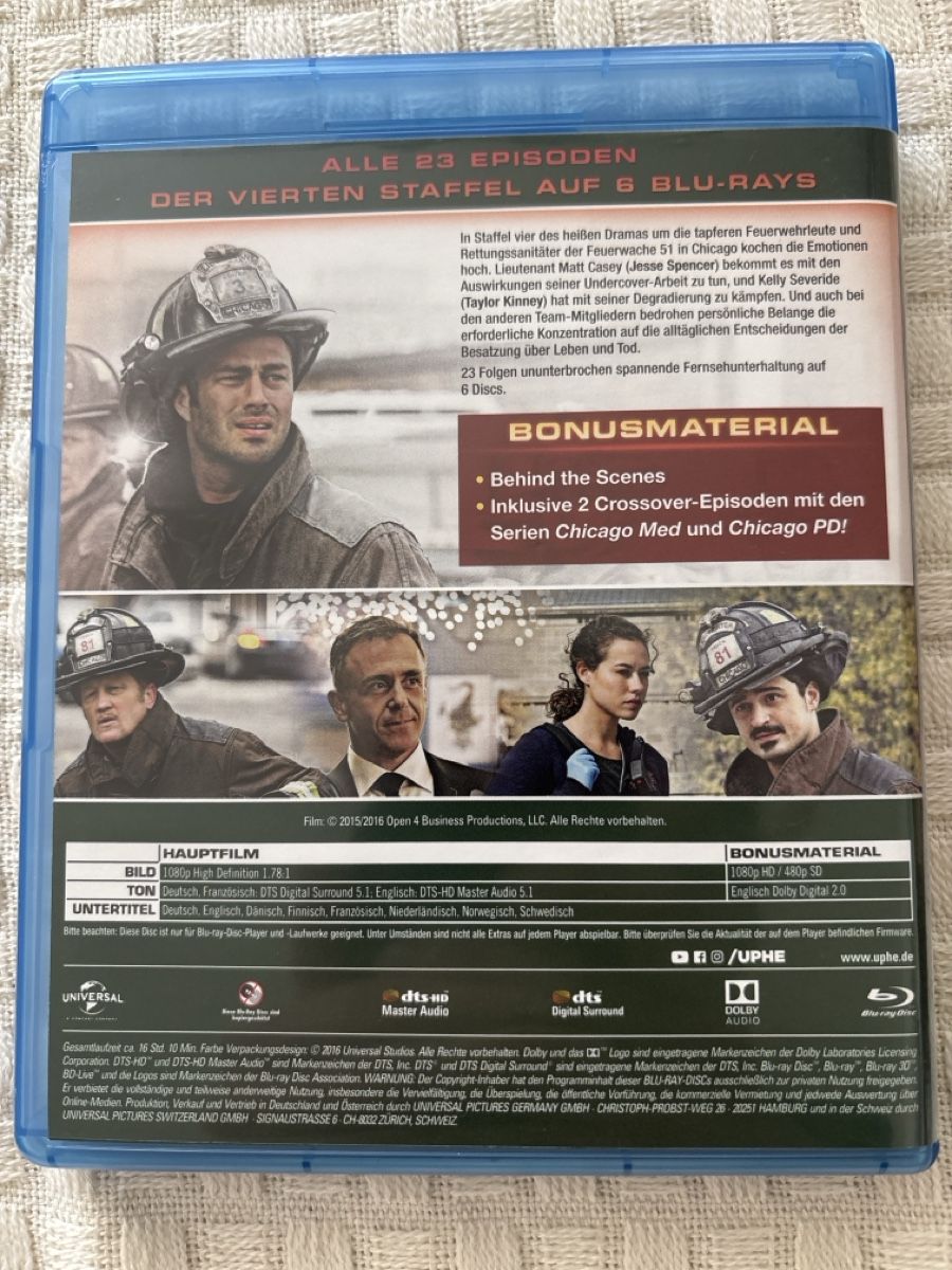 Tous les DVDs: Chicago fire staffel 1-5 bluray – D'occasion à Oberentfelden par Rabaelikus 4