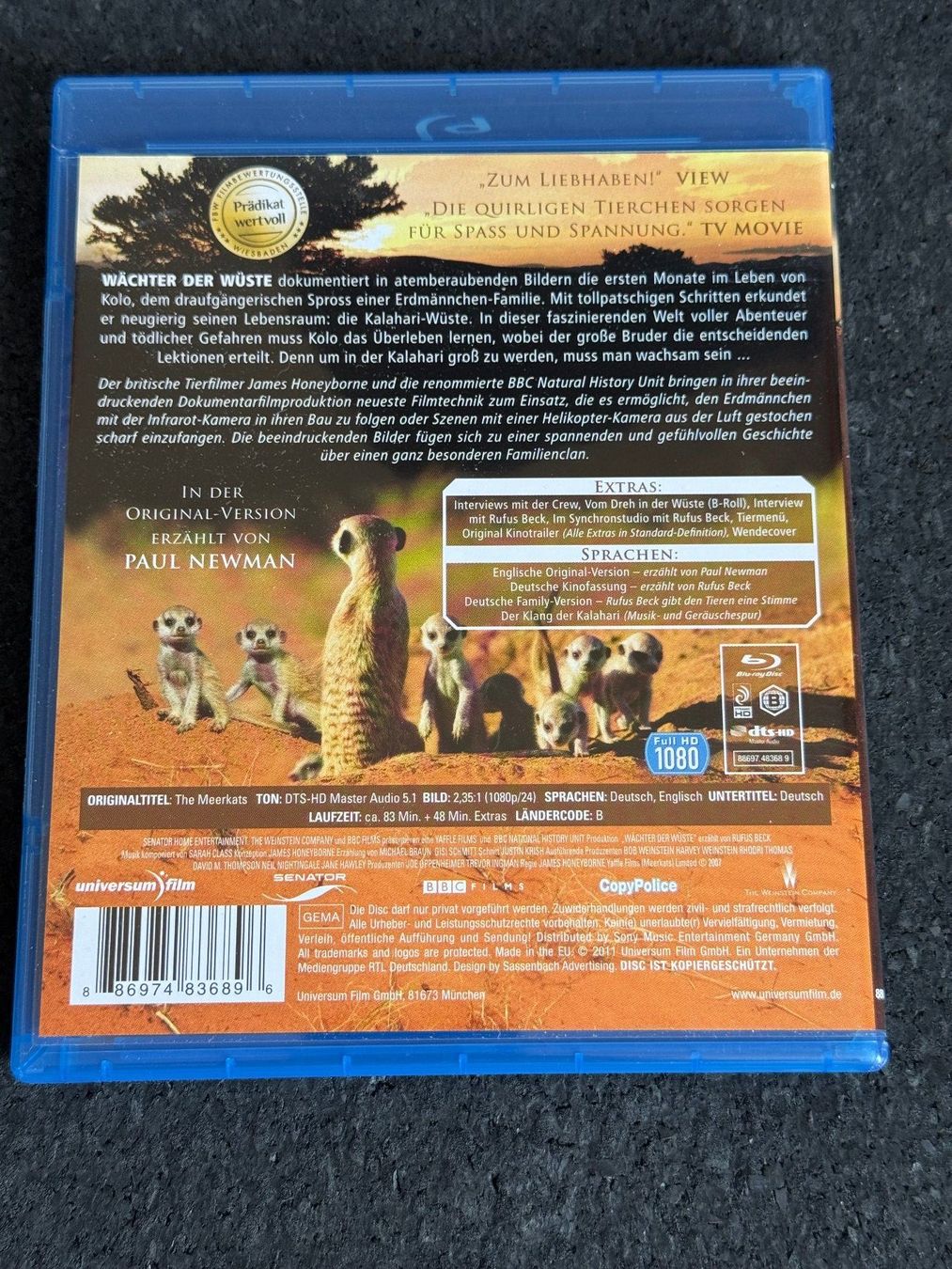 Tutti i DVDs: Wächter der Wüste Blu-ray Disc DE/EN – Usato da Fribourg venduto da tschjoly 1